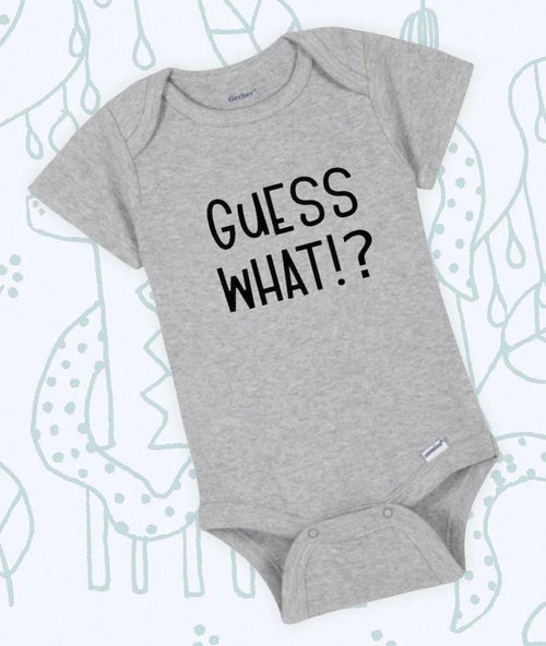 "Guess What!? Chicken Butt" Onesie® / Bodysuit for Baby