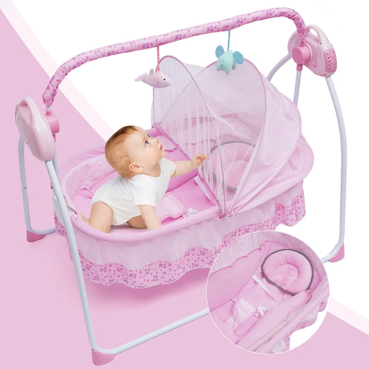 Electric Auto-Swing Crib