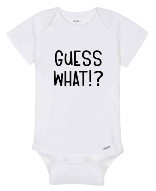 "Guess What!? Chicken Butt" Onesie® / Bodysuit for Baby