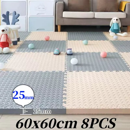 60X60Cm Tatame Baby Play Mat Activities Mat for Baby Play Mat 8PCS Baby Game Mat Puzzle Mat Play Mats Baby Mat Baby'S Floor Mat